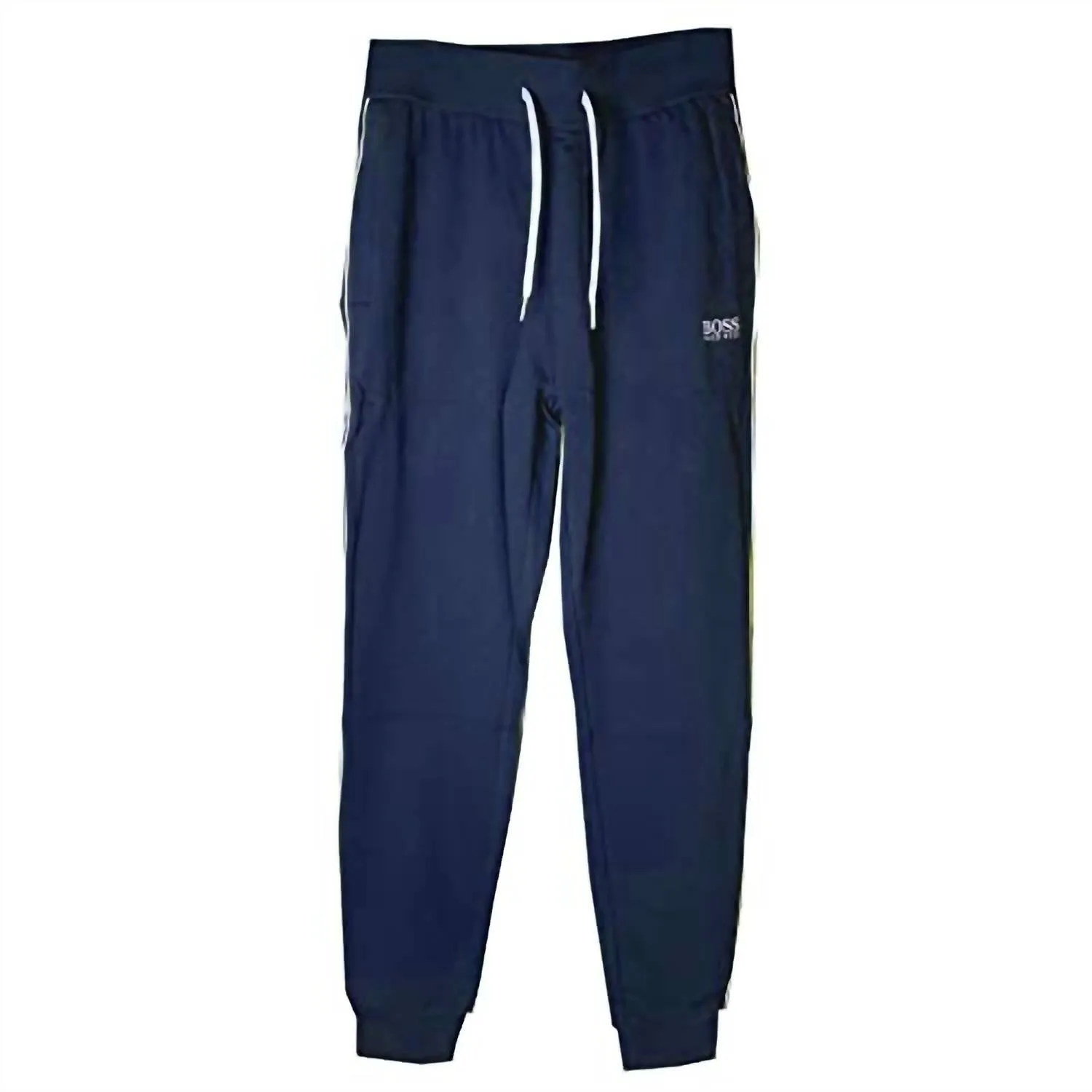 Herren Jogger mit Logo-Prägung in Blau
