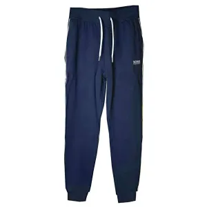 Herren Jogger mit Logo-Prägung in Blau
