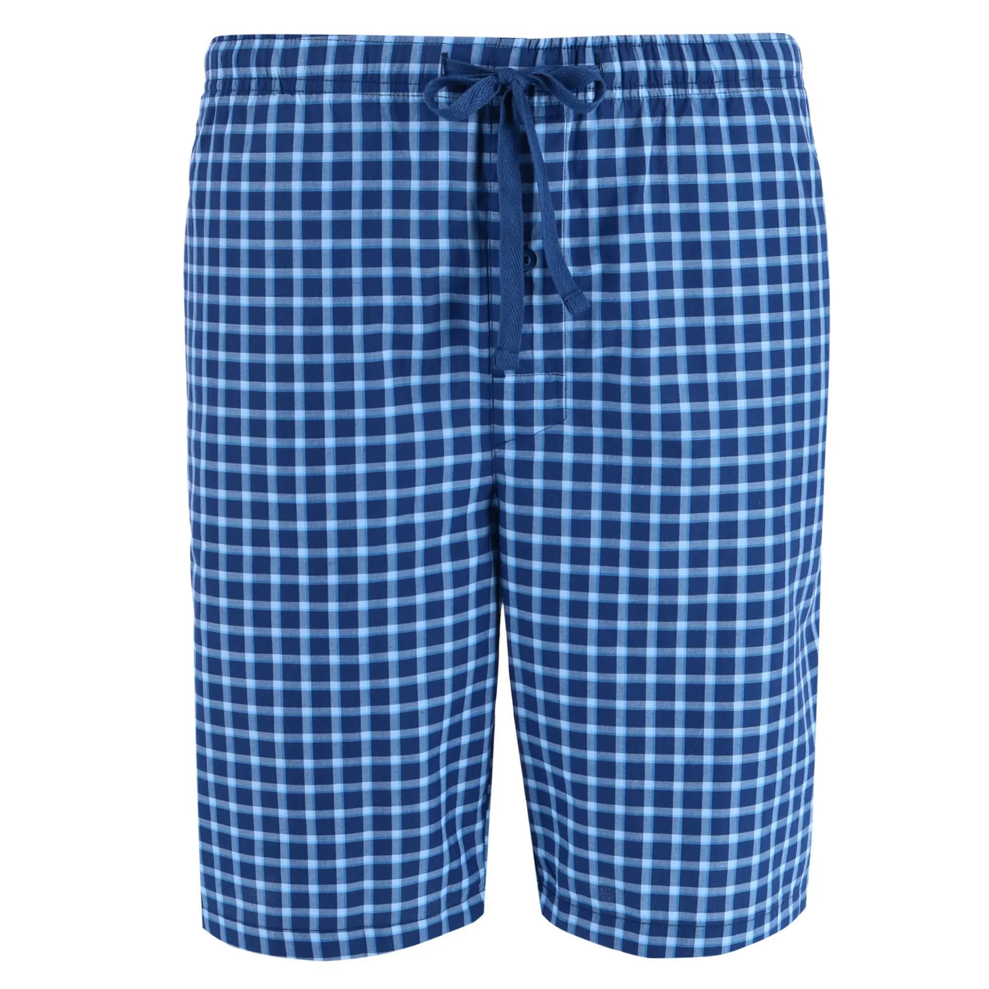 Herren Schlafshorts aus gewebter Baumwolle in Übergrößen