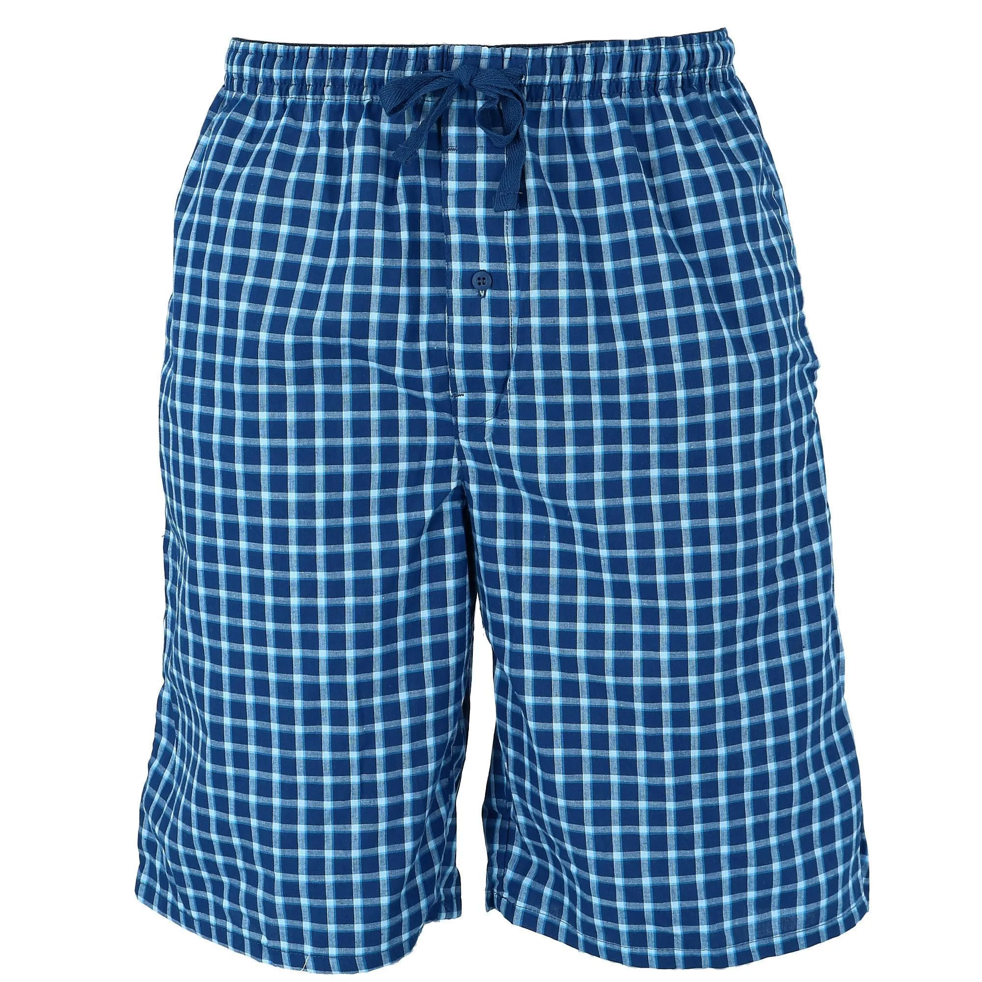 Herren Schlafshorts aus gewebter Baumwolle in Übergrößen