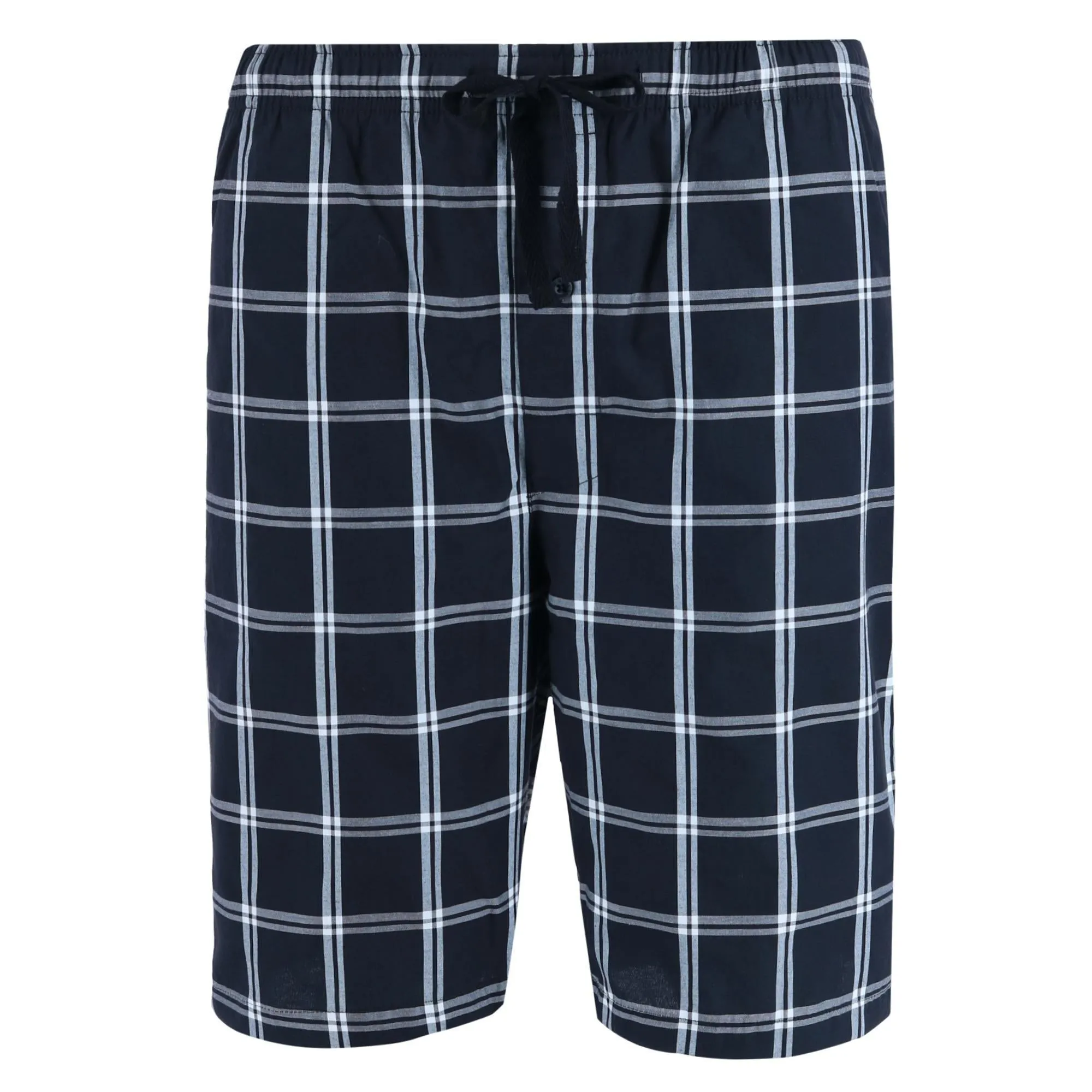 Herren Schlafshorts aus gewebter Baumwolle in Übergrößen