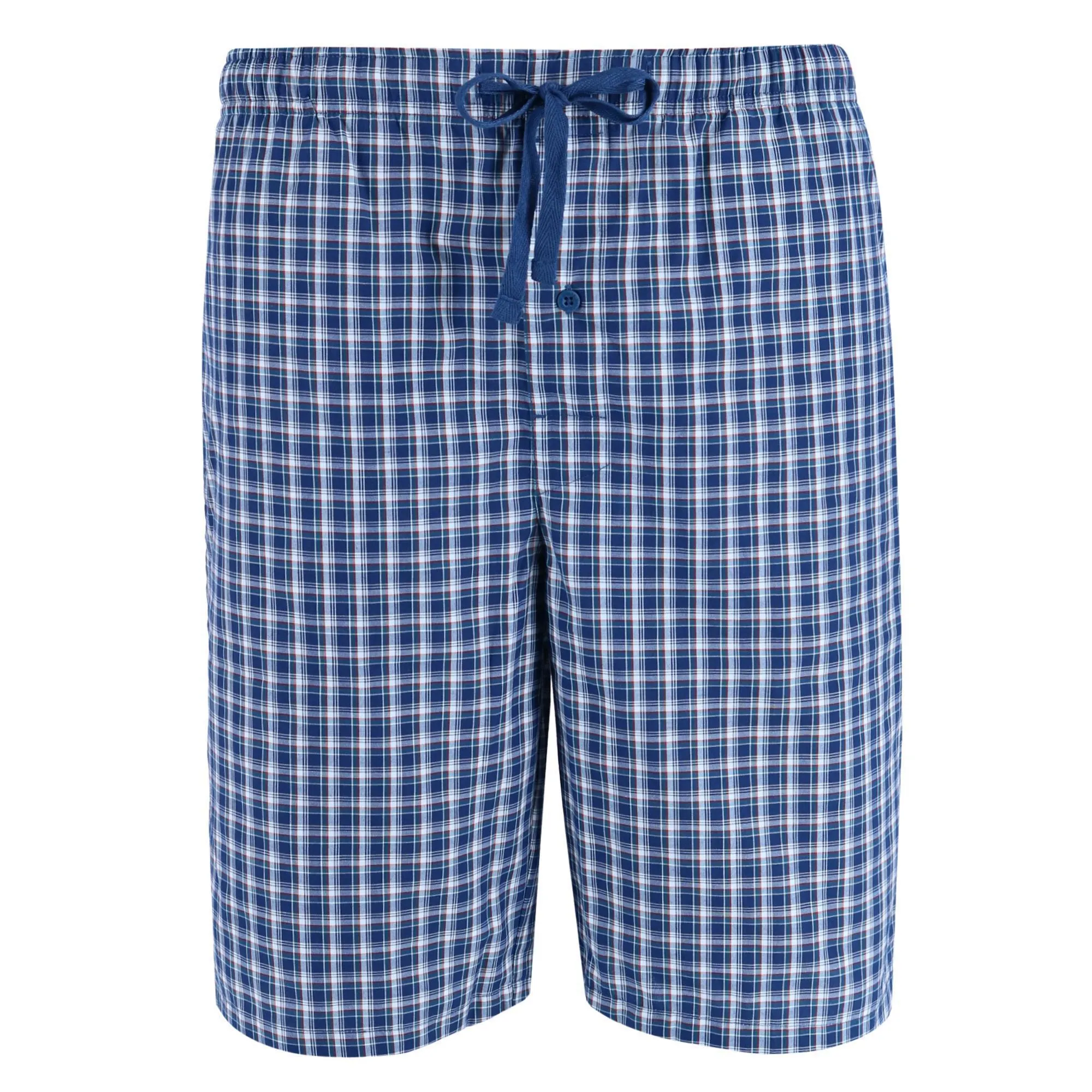 Herren Schlafshorts aus gewebter Baumwolle in Übergrößen