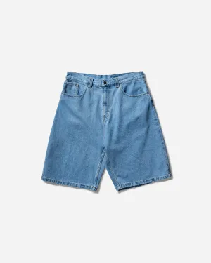 Herren Brandon Shorts Blau (Stein gebleicht)