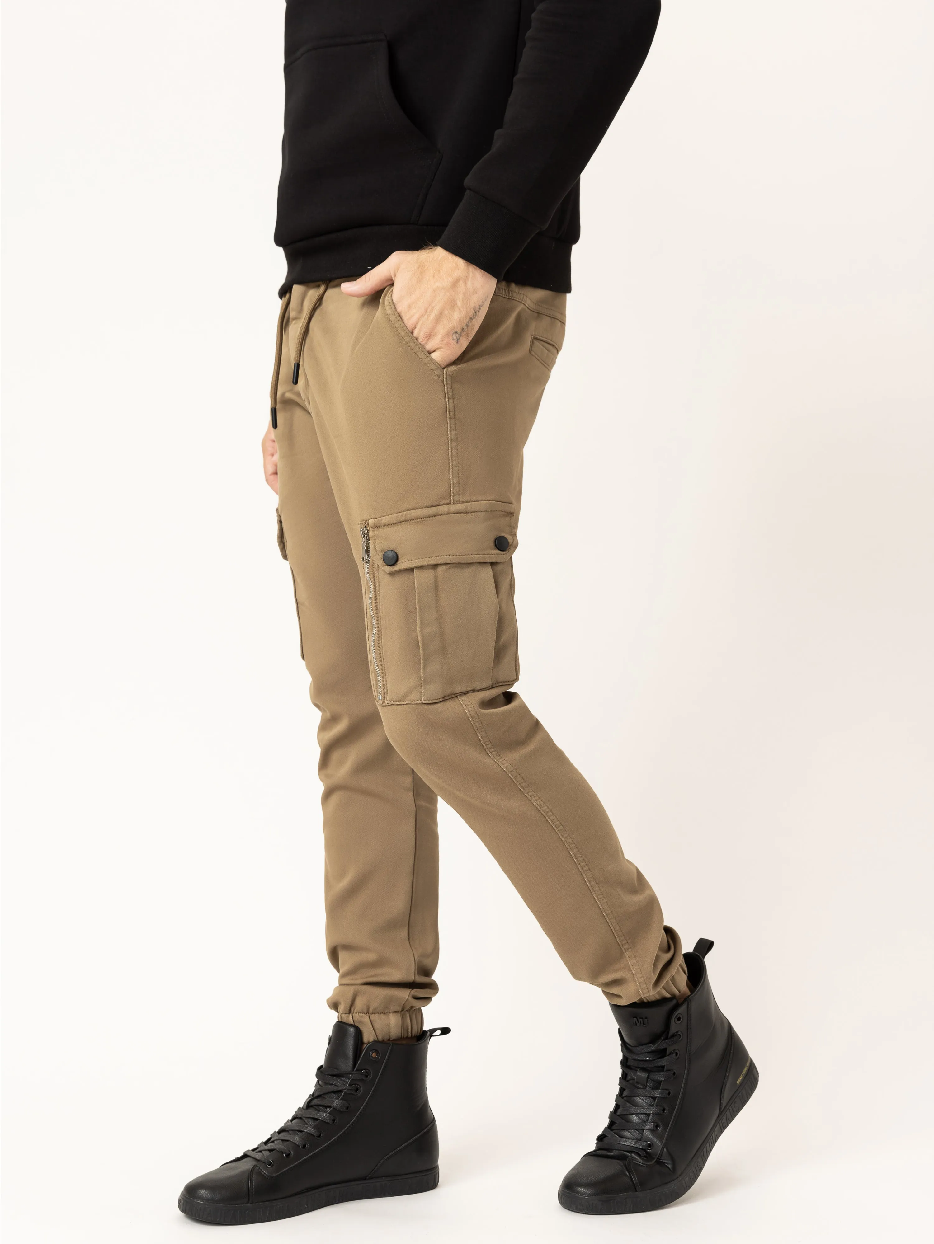 Herren Cargo-Hose aus Gewebe