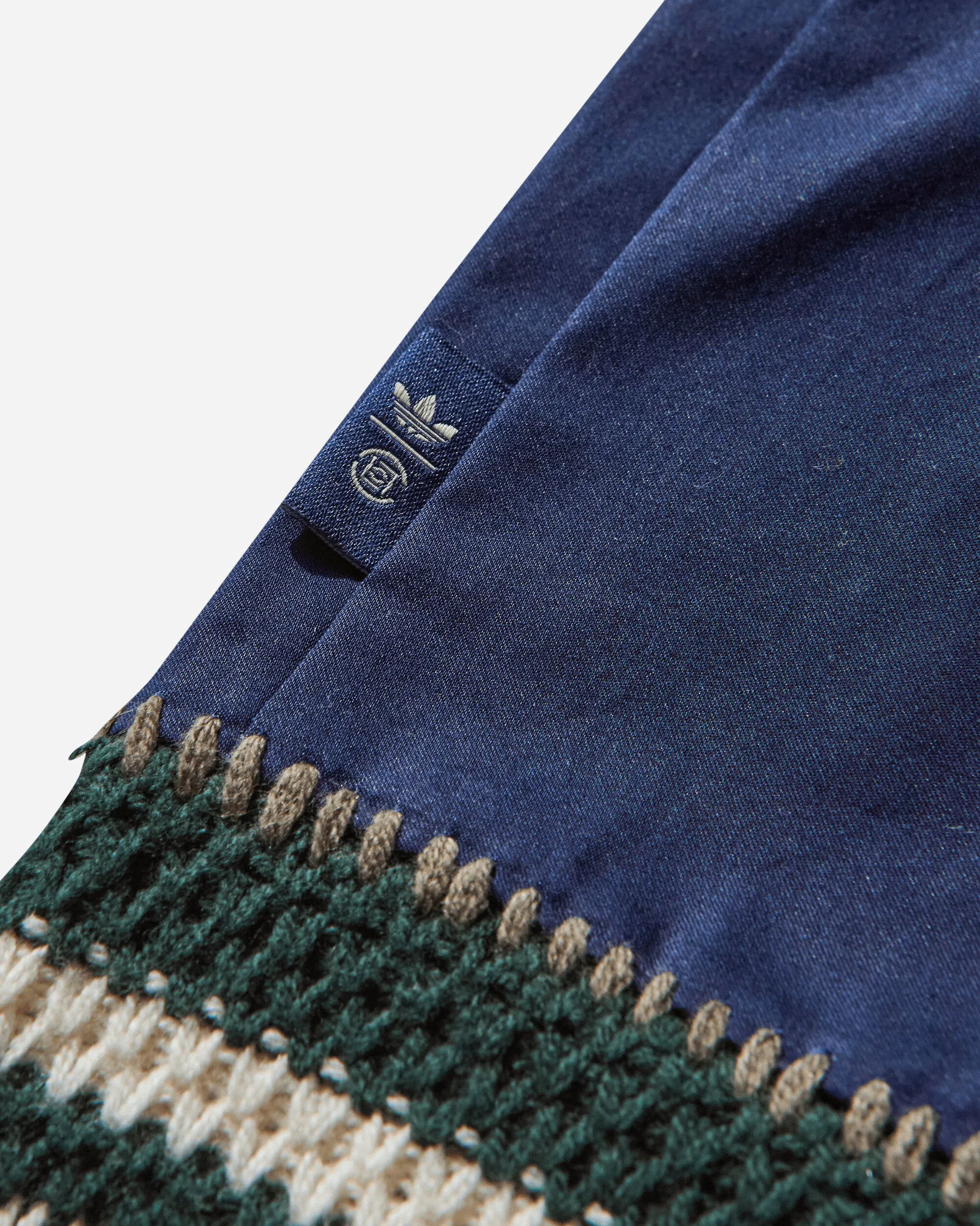 Herren CLOT von Edison Chen Strick Shorts Nacht Indigo
