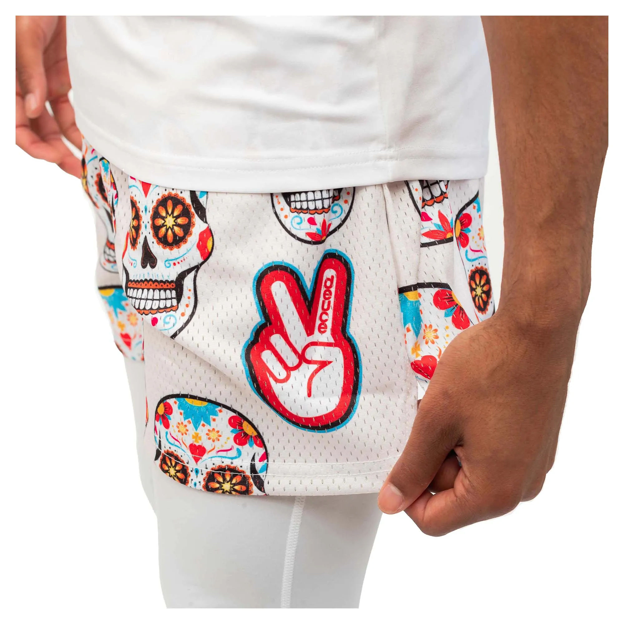 Herren Mesh Shorts zum Tag der Toten