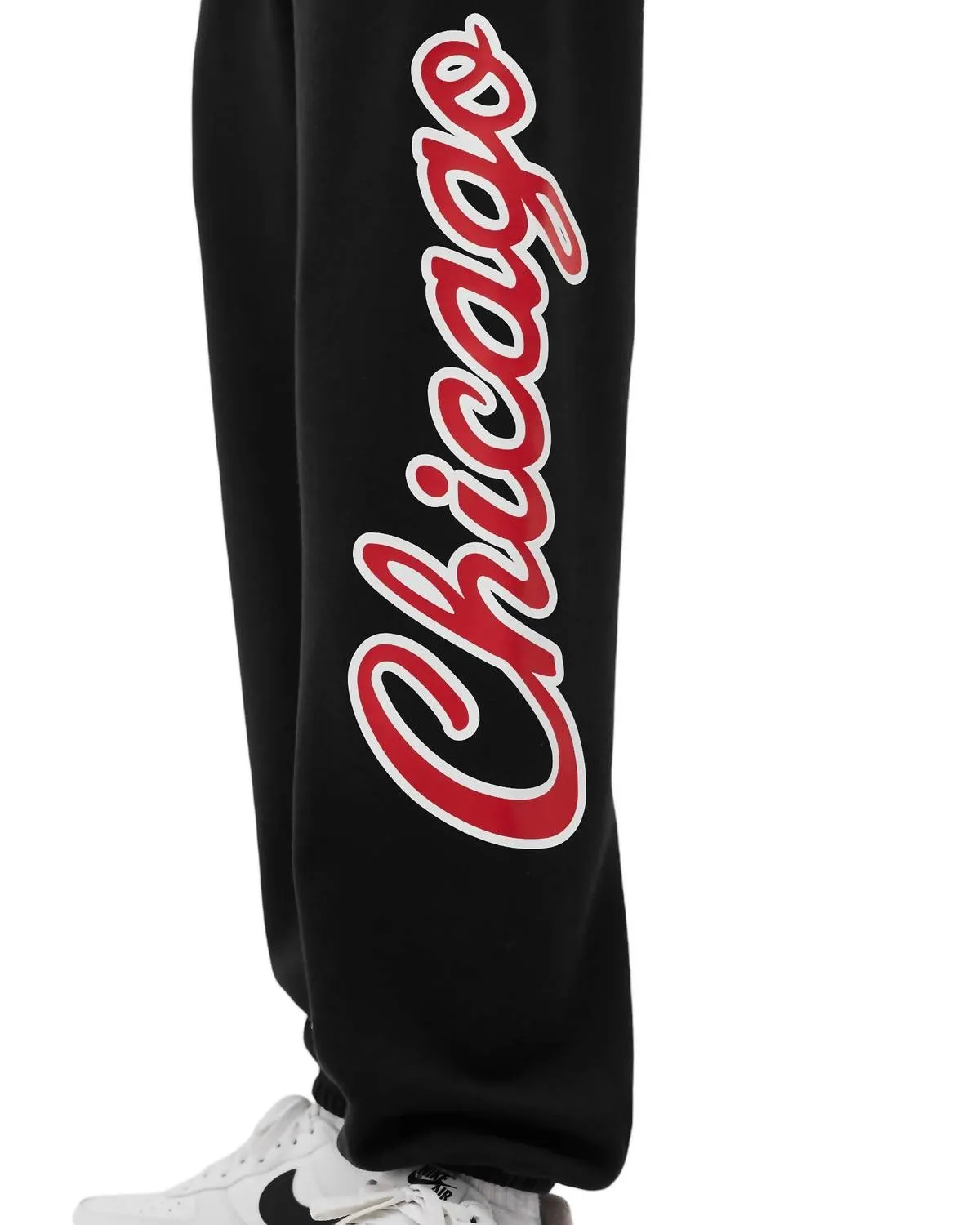 Herren NBA Chicago Bulls Champ City Fleece Jogger in Schwarz