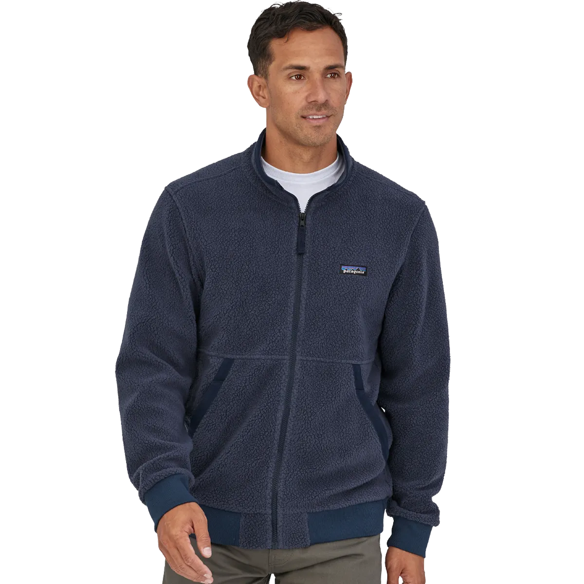 Herren-Shearling-Fleece-Jacke Patagonia Kleidung