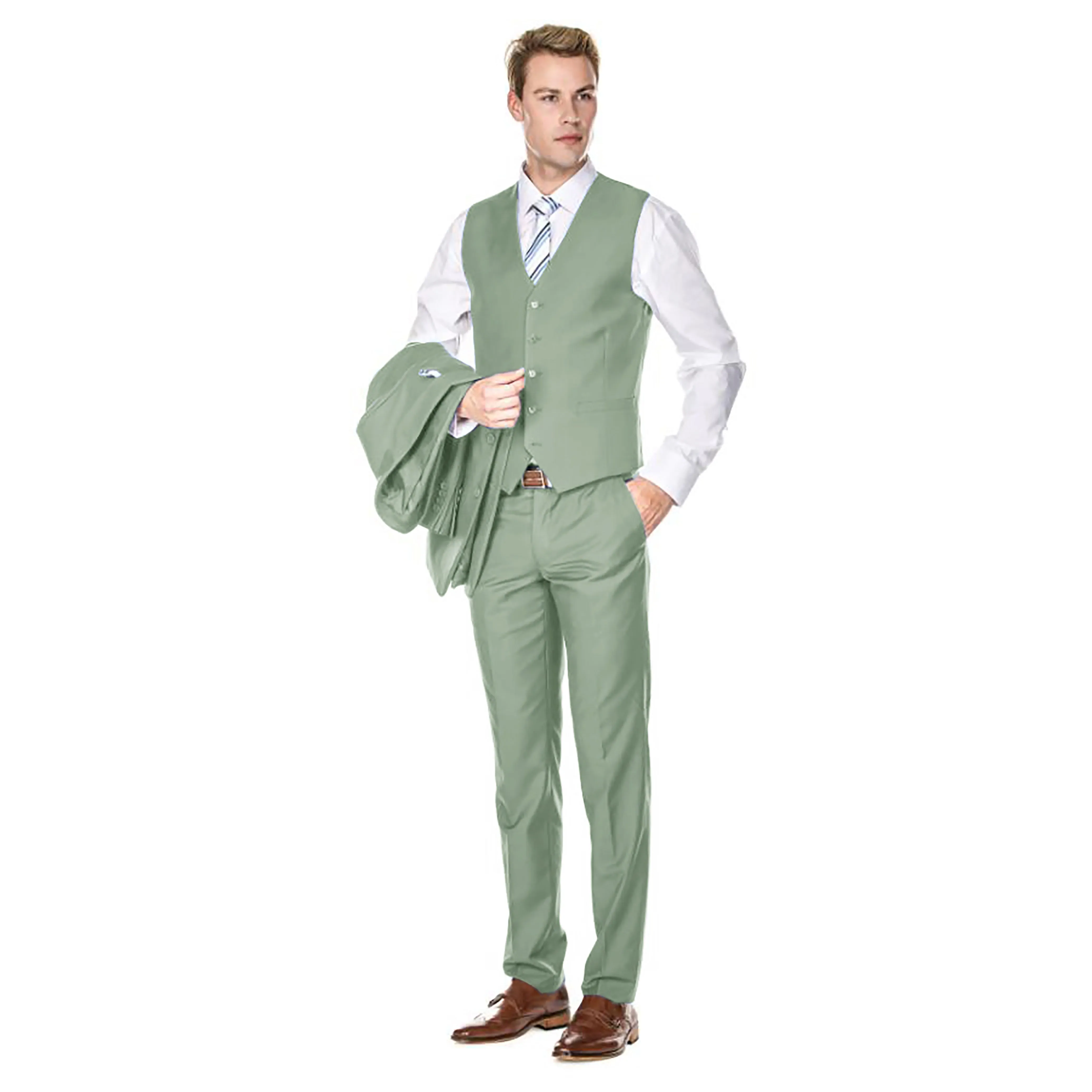 Herren Signature 3-teiliger Slim Fit Anzug