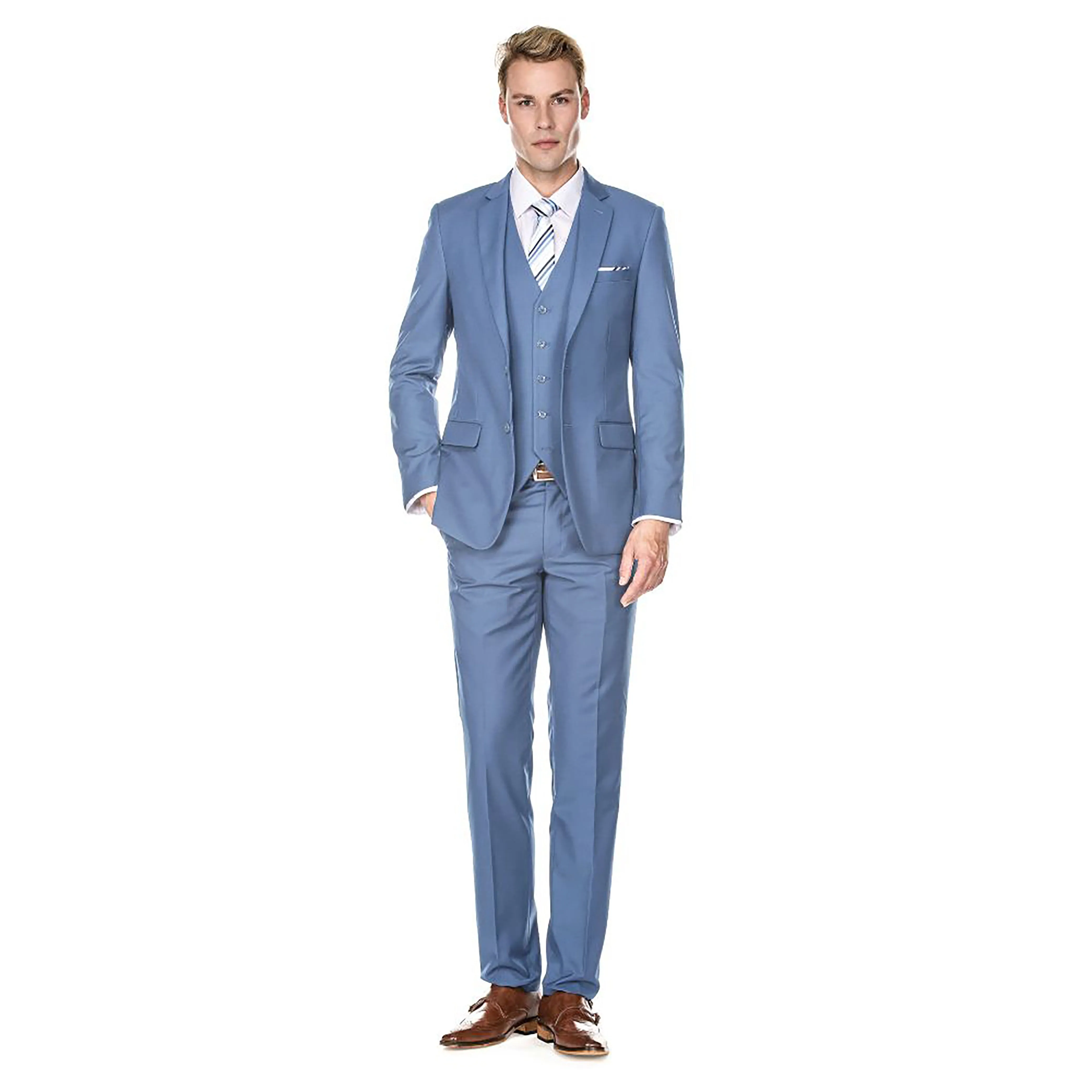 Herren Signature 3-teiliger Slim Fit Anzug
