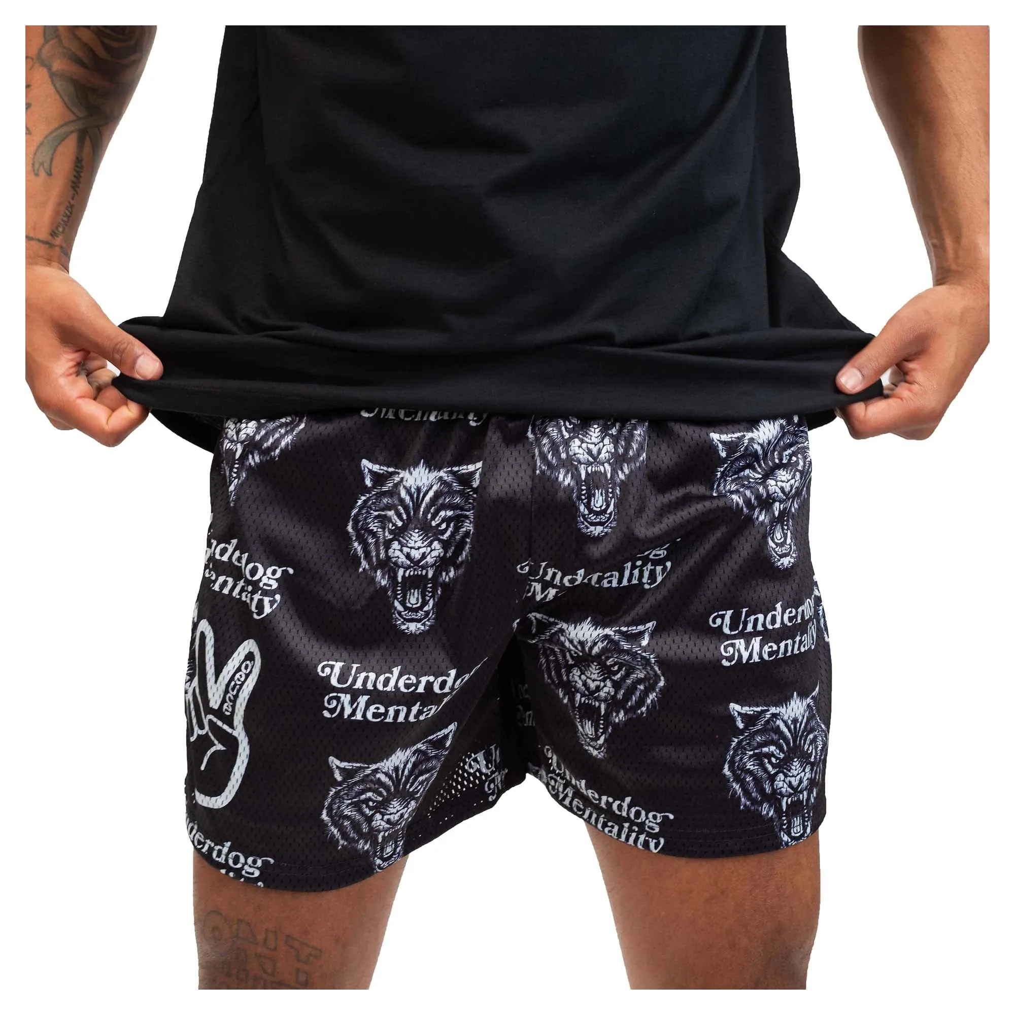 Herren Mesh Shorts mit Underdog-Mentalität