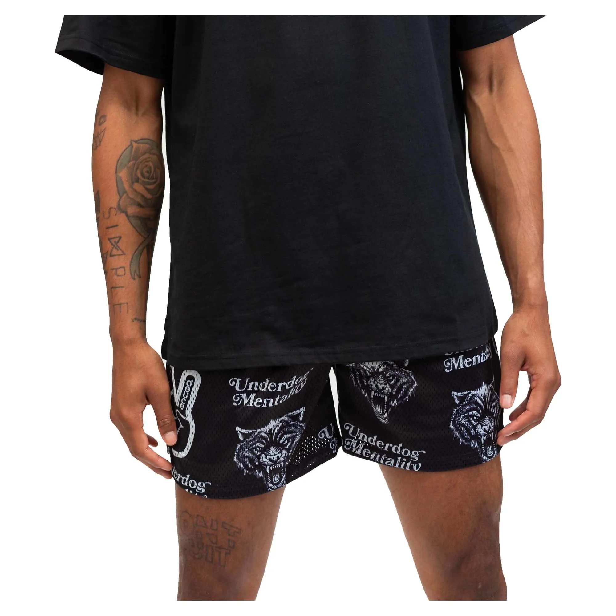 Herren Mesh Shorts mit Underdog-Mentalität