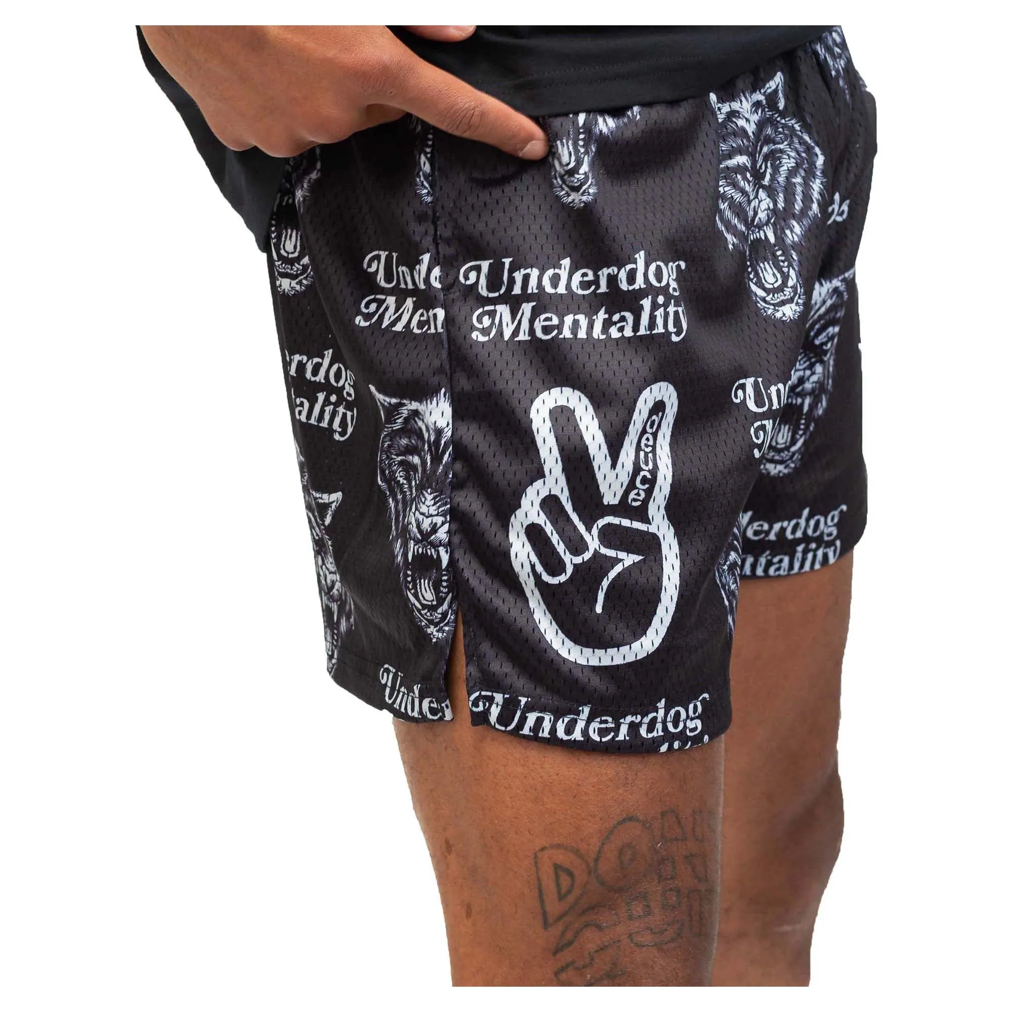Herren Mesh Shorts mit Underdog-Mentalität