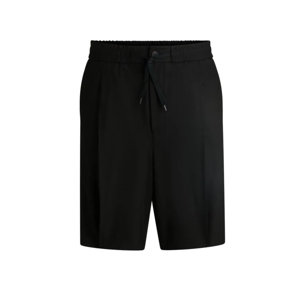 Moderne Shorts aus dehnbarer Wollmischung