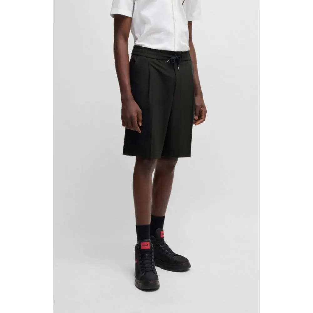Moderne Shorts aus dehnbarer Wollmischung