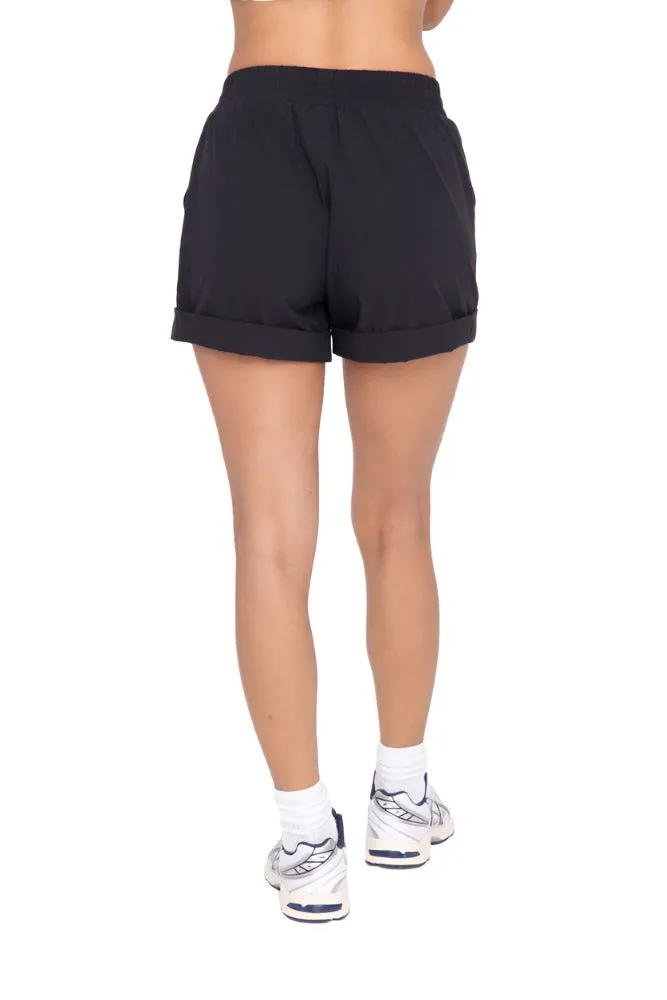 Mono B Hohe Taille Bündchen Freizeit Shorts AP-A1230
