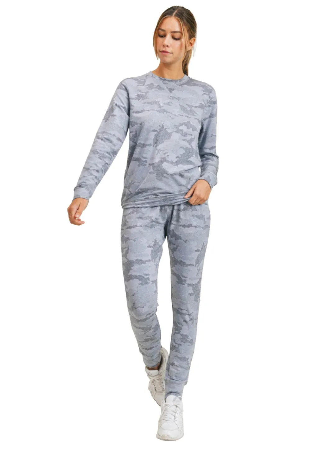 Mono B Light Camo Jogger mit Kordelzug KP-A1052