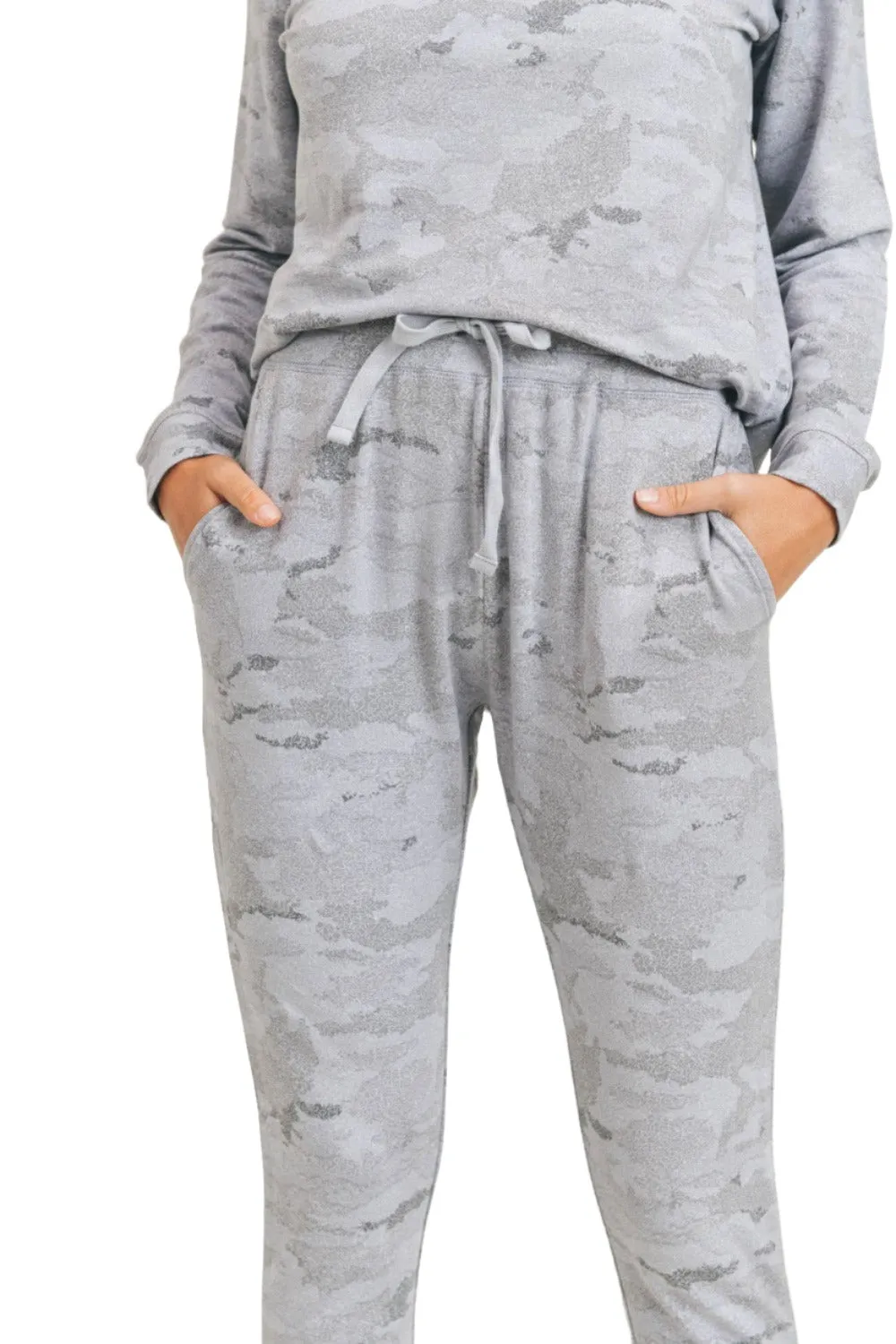 Mono B Light Camo Jogger mit Kordelzug KP-A1052