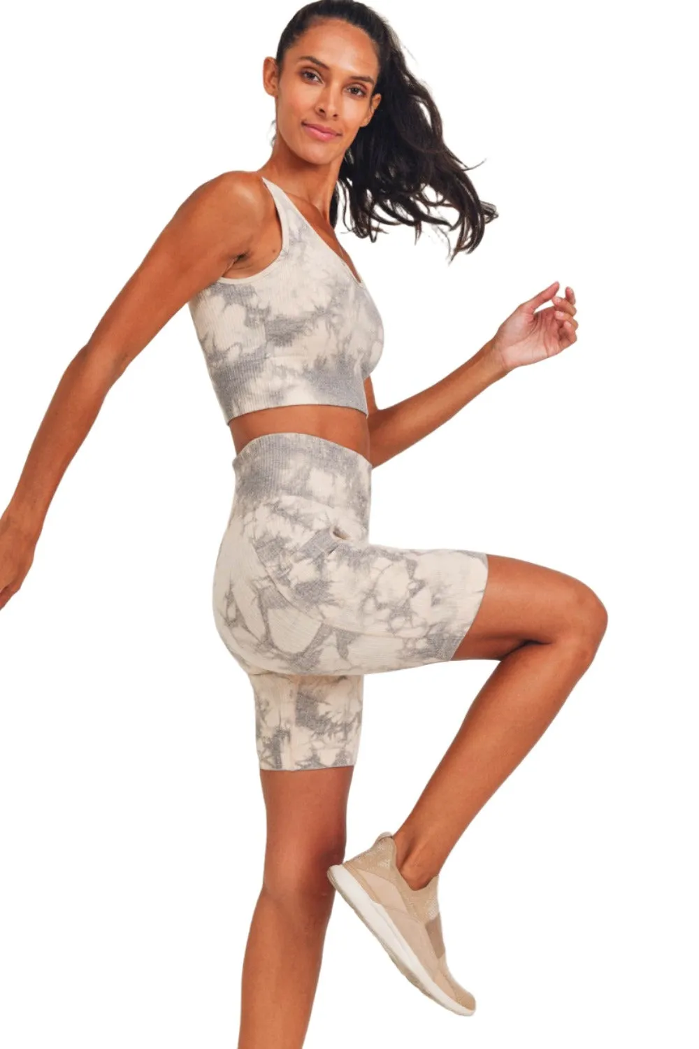 Mono B  Batik-Nahtlos Rippen Sport-BH AT3168