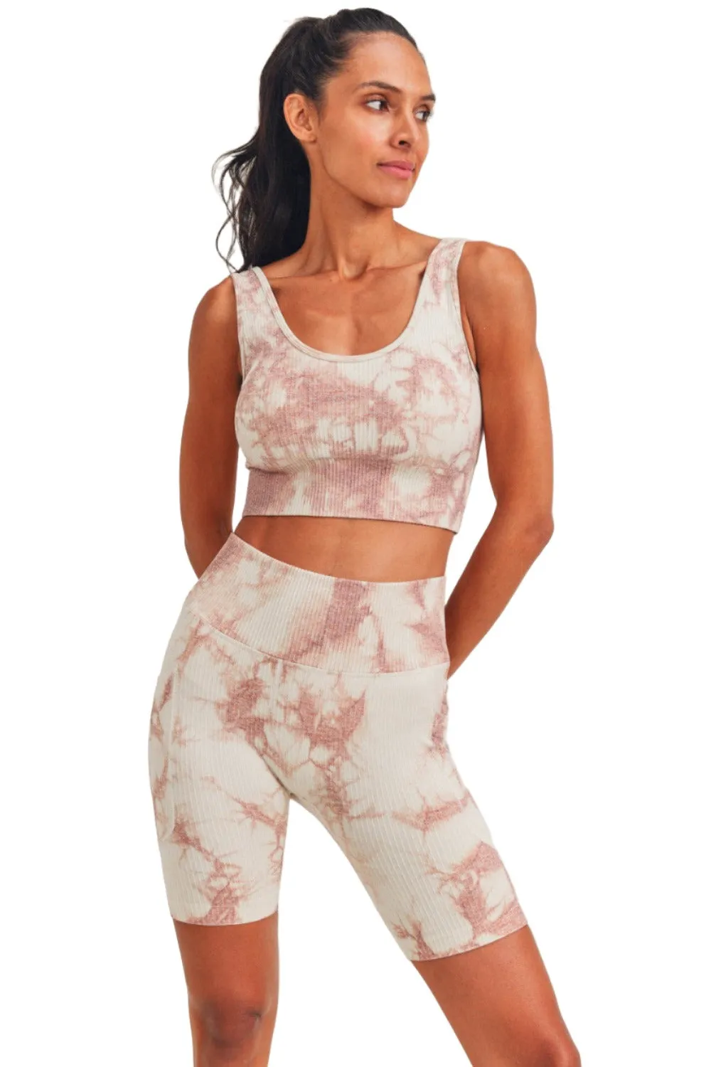 Mono B  Batik-Nahtlos Rippen Sport-BH AT3168