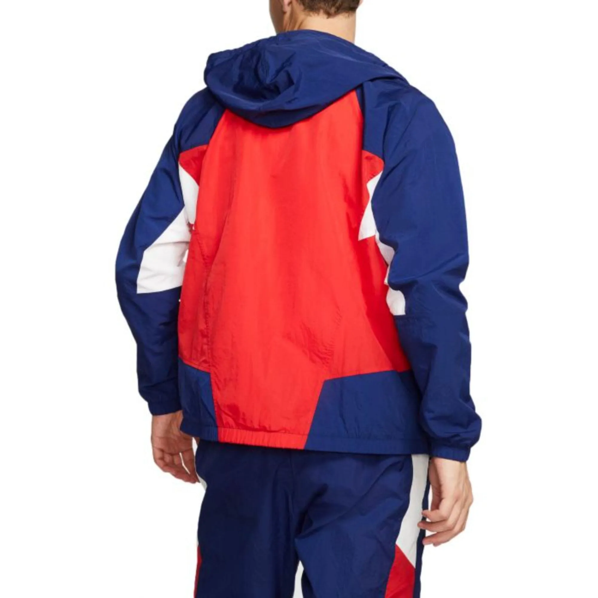 Nike Sportswear Heritage Windrunner Kapuzenjacke Rot/Blau CJ4358-657 Herren