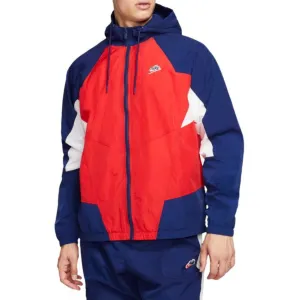 Nike Sportswear Heritage Windrunner Kapuzenjacke Rot/Blau CJ4358-657 Herren