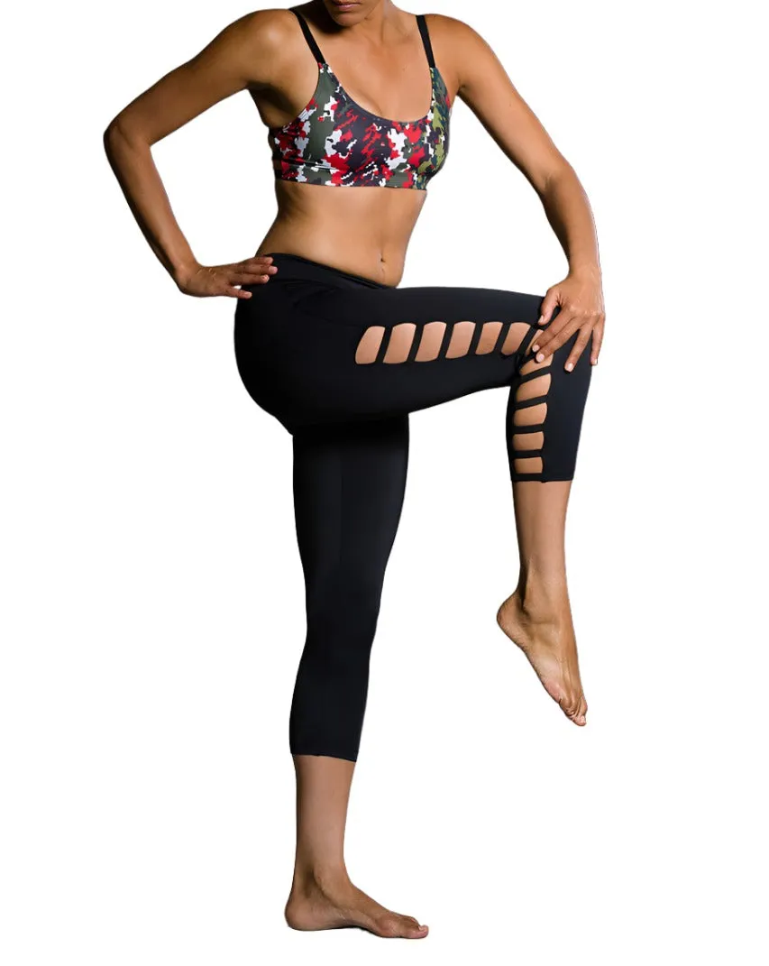 Onzie Hot Yoga Elastisches Cage-BH-Top 316