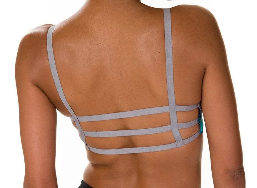 Onzie Hot Yoga Elastisches Cage-BH-Top 316