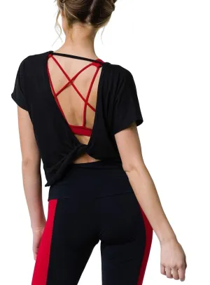 Onzie Hot Yoga Swing Back Top 3707 Schwarz