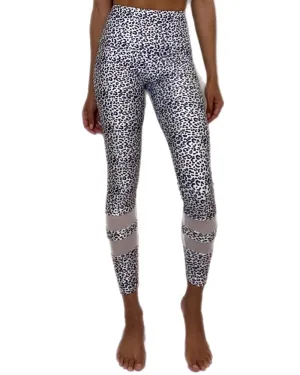 Onzie Midi Racer Leggings Kleiner Leopard 2306