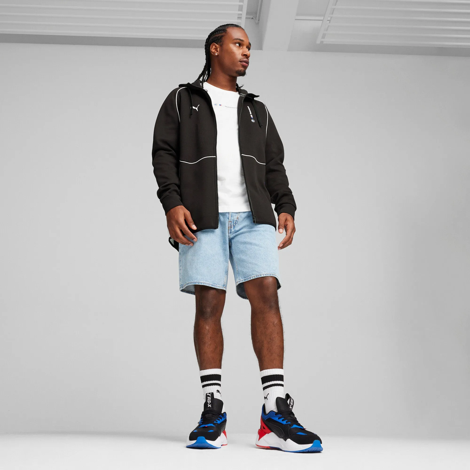 PUMA Herren BMW M Motorsport Kapuzen-Sweatjacke