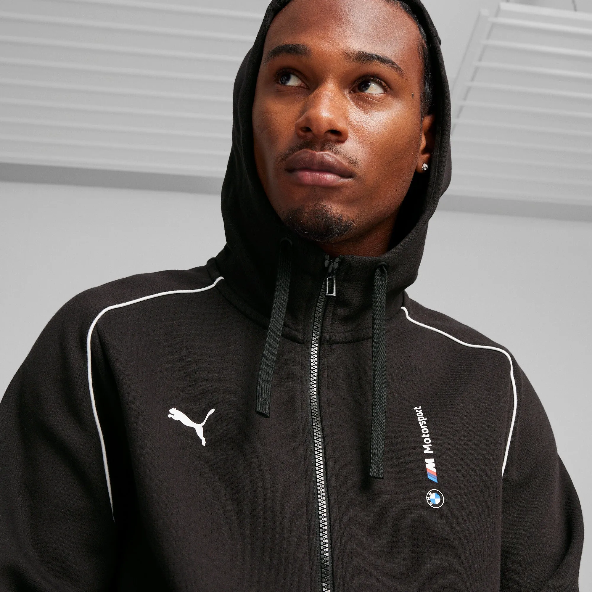 PUMA Herren BMW M Motorsport Kapuzen-Sweatjacke