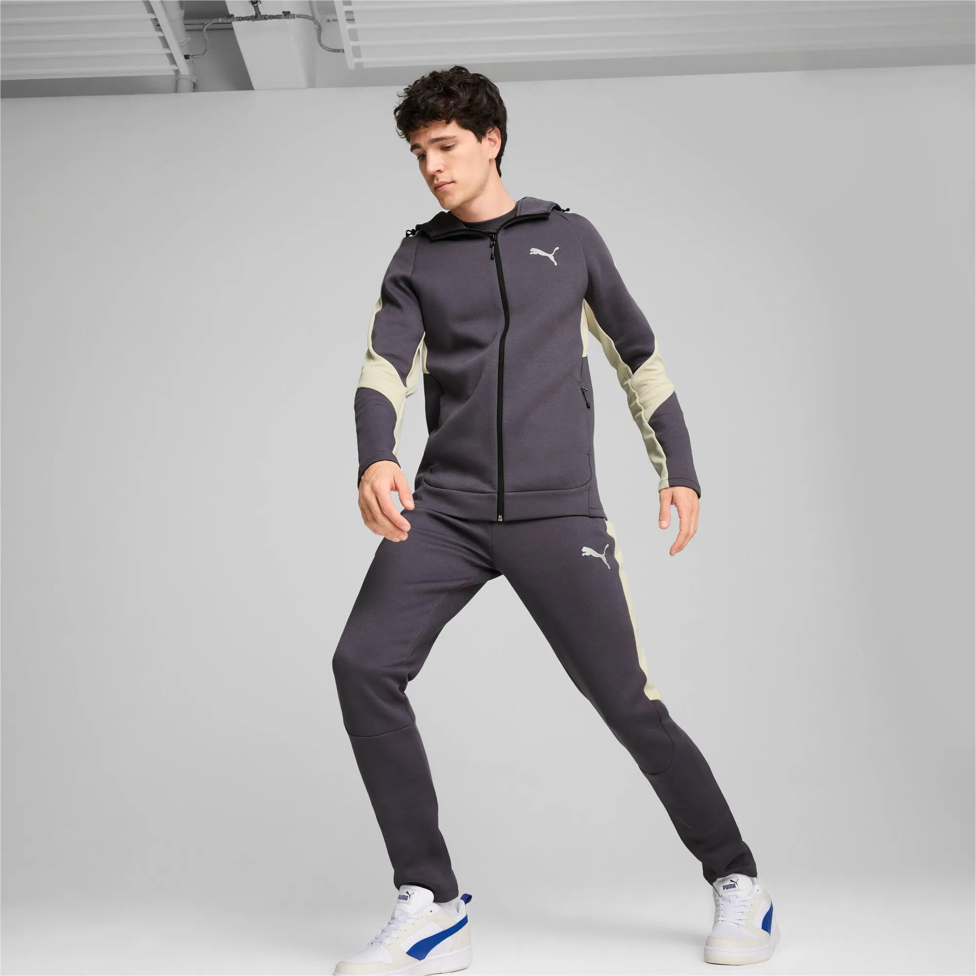 PUMA Herren EVOSTRIPE Full-Zip Hoodie