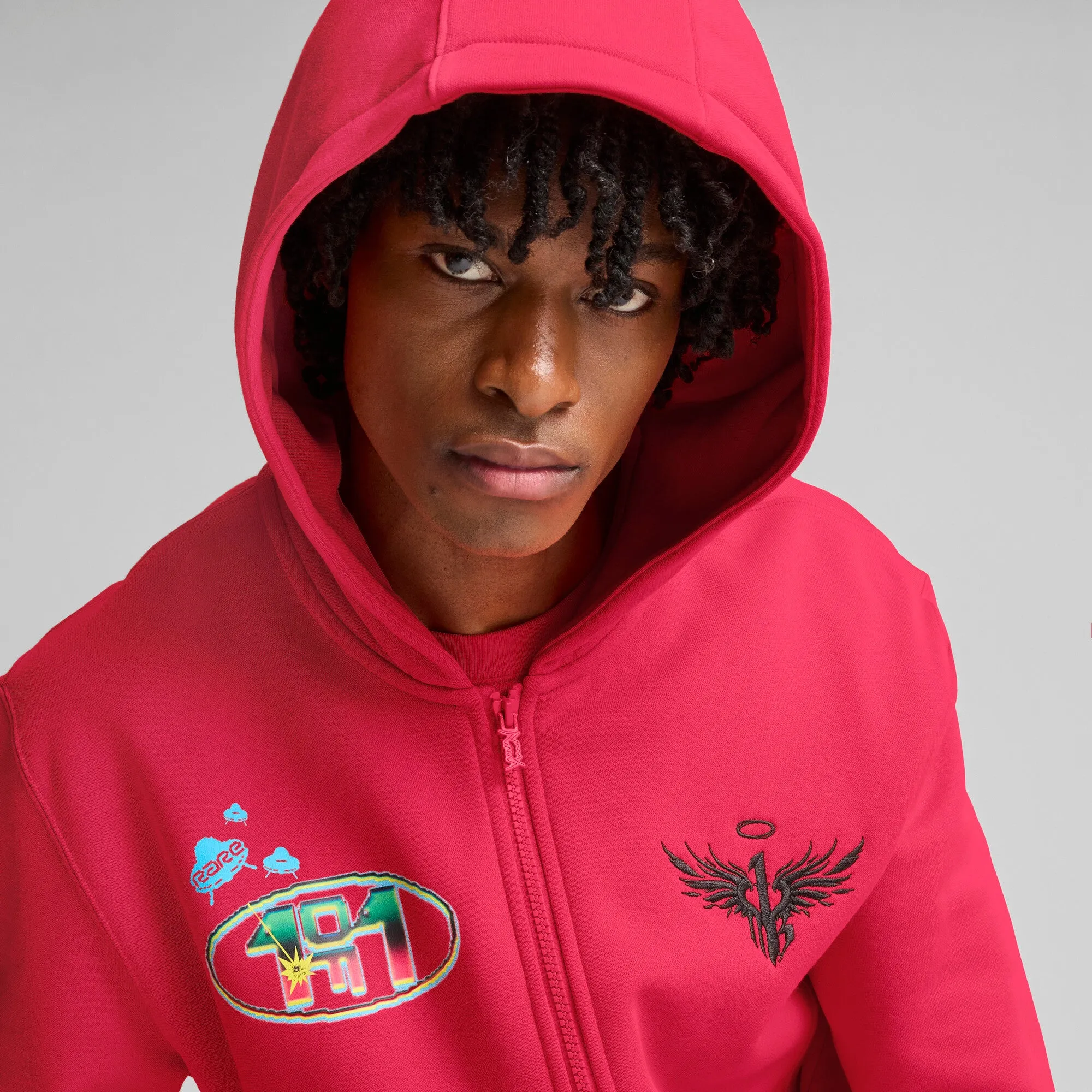 PUMA Herren x LAMELO BALL 1Love Basketball Kapuzenpullover mit Reißverschluss