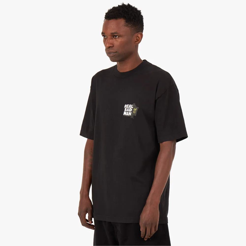 Real Bad Man Maskierte Männer T-Shirt / Schwarz