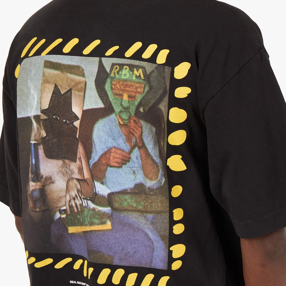 Real Bad Man Maskierte Männer T-Shirt / Schwarz