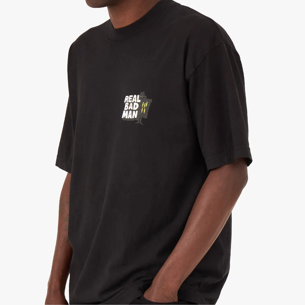 Real Bad Man Maskierte Männer T-Shirt / Schwarz