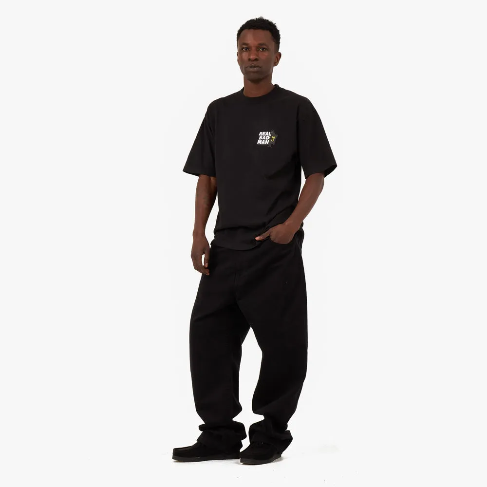 Real Bad Man Maskierte Männer T-Shirt / Schwarz