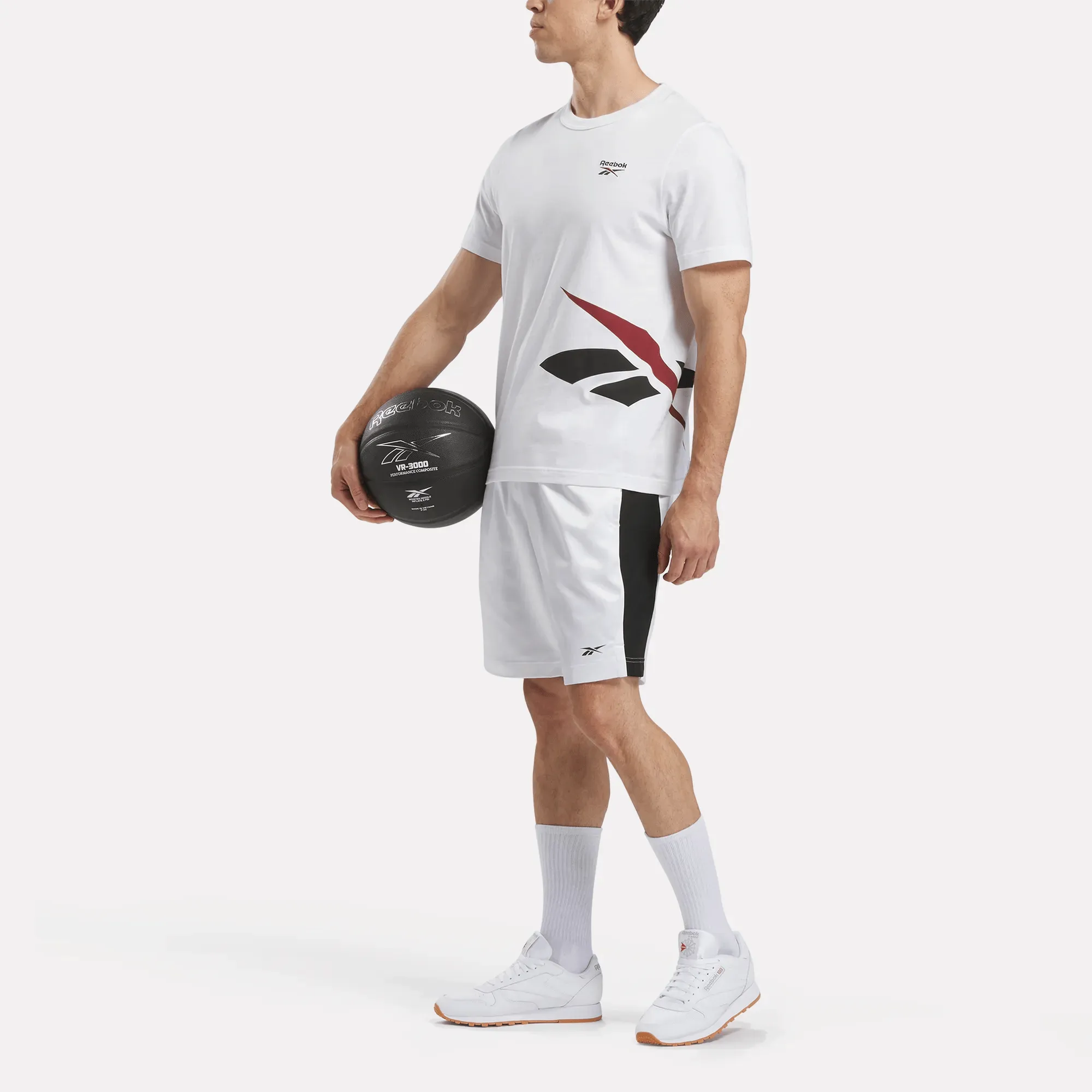 Reebok Bekleidung Herren Basketball Satin und Mesh Shorts