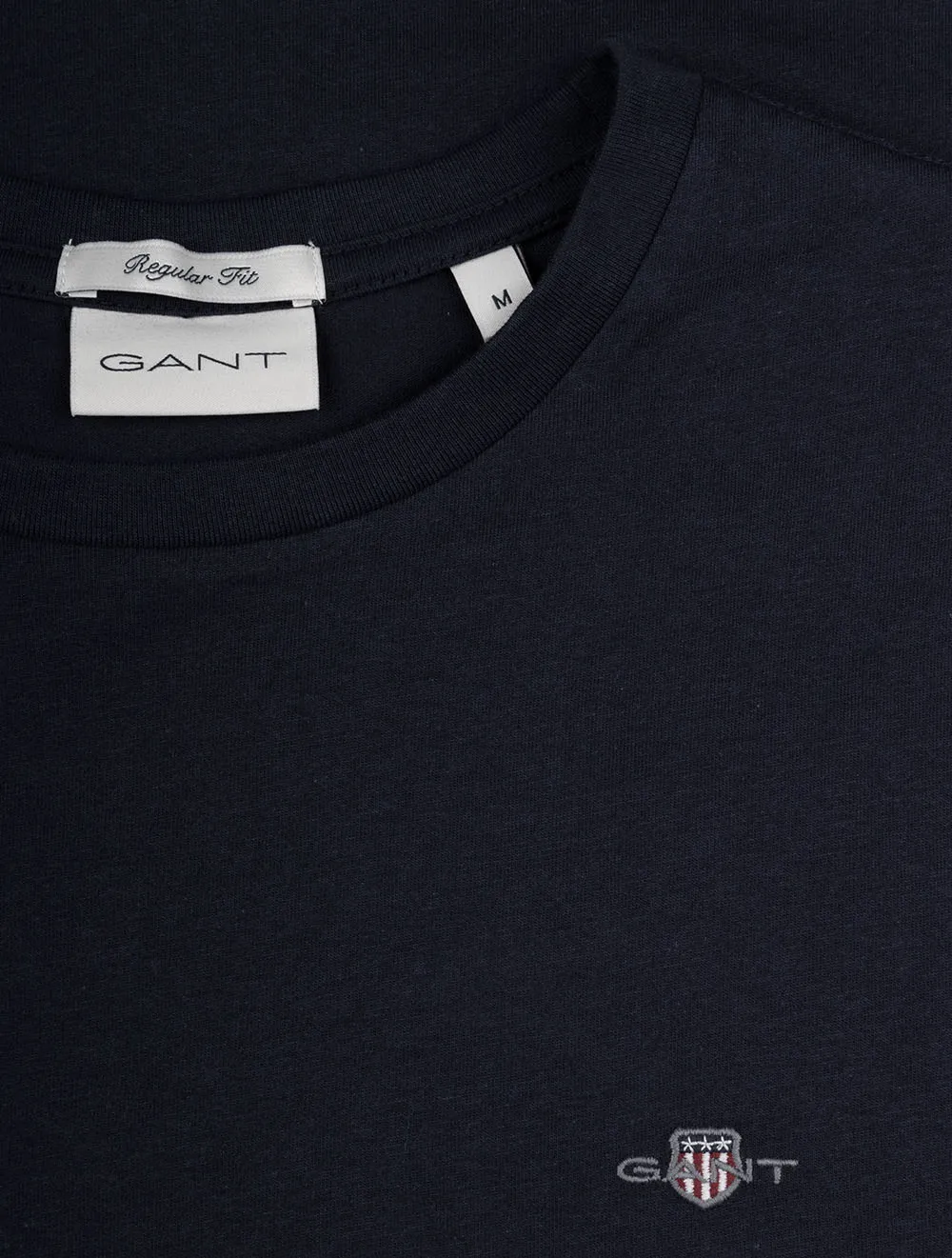 Regular Fit Shield Kurzarm T-Shirt Abendblau