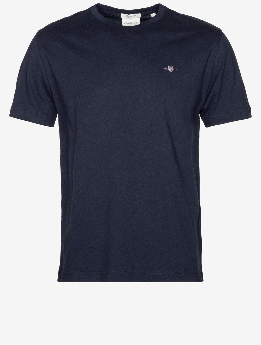 Regular Fit Shield Kurzarm T-Shirt Abendblau
