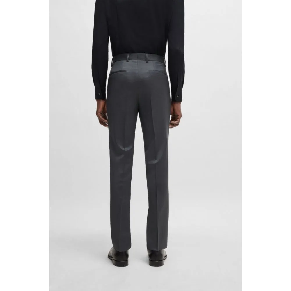 Regular-fit Hose aus Wollserge