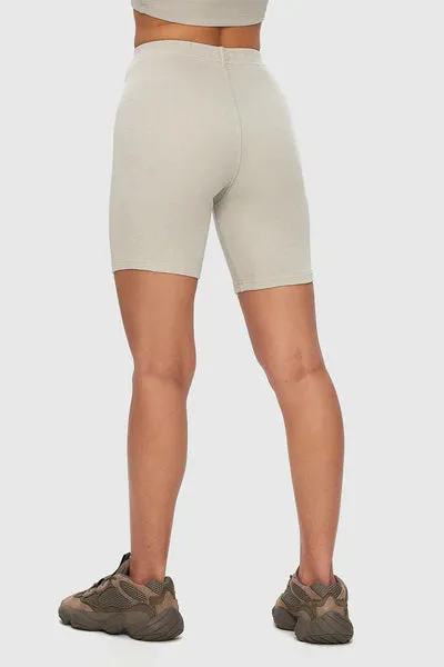 Gerippte Biker-Shorts