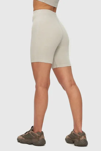 Gerippte Biker-Shorts