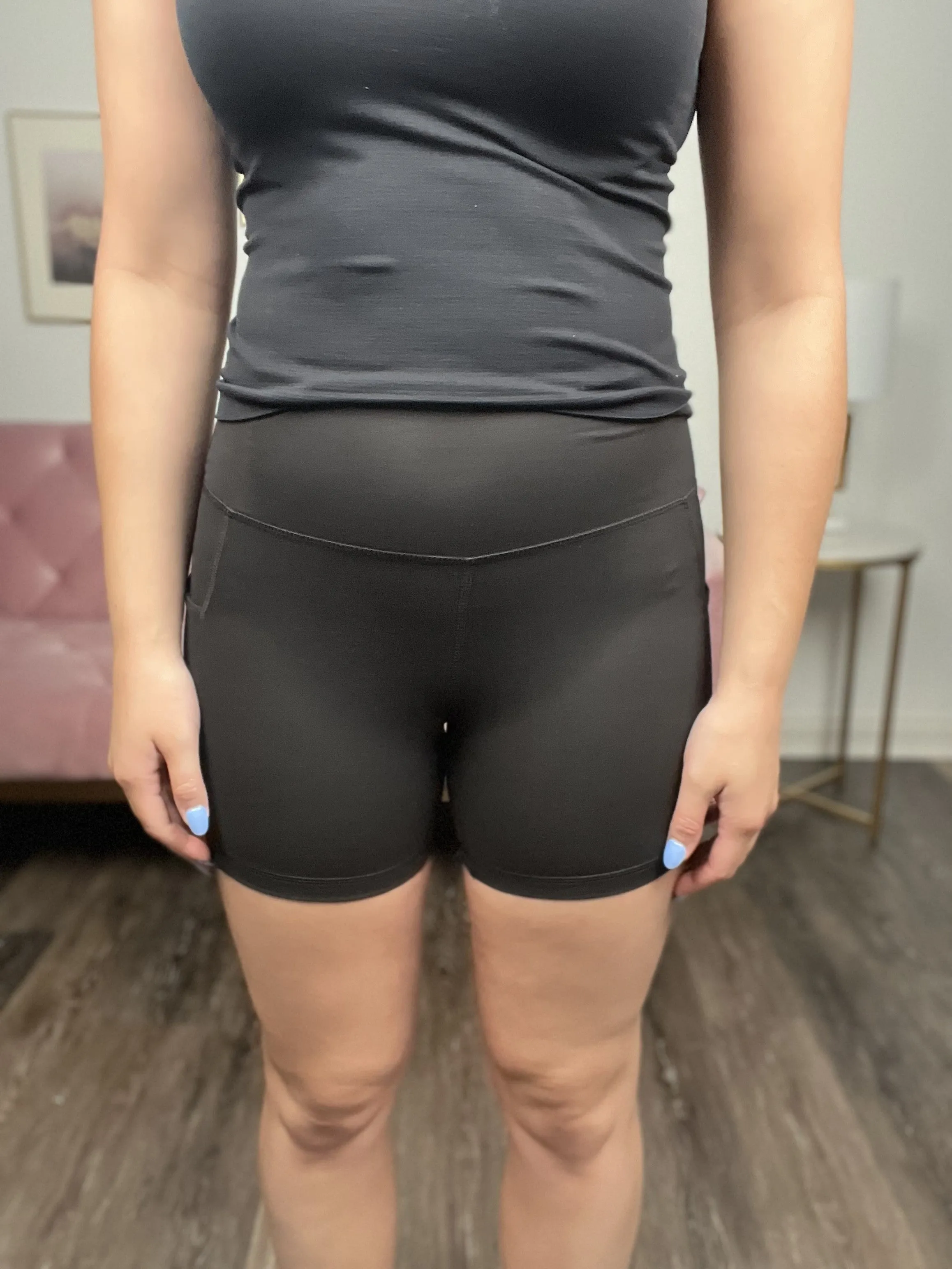 Run Forrest Run Damen-Hochtaillierte Shorts