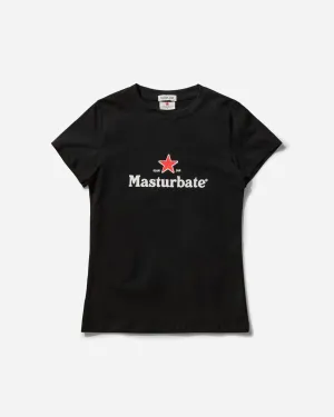 Slam Jam Masturbate T-Shirt Schwarz