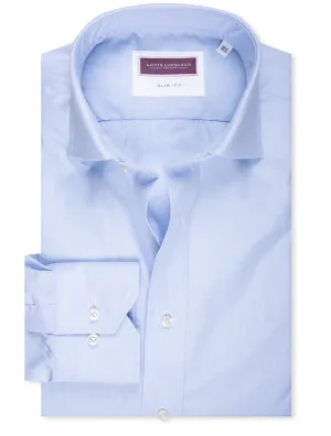 Slim Fit T.Mason Einfaches Slim Fit Hemd Blau