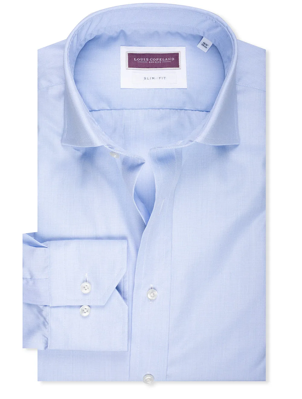 Slim Fit T.Mason Einfaches Slim Fit Hemd Blau