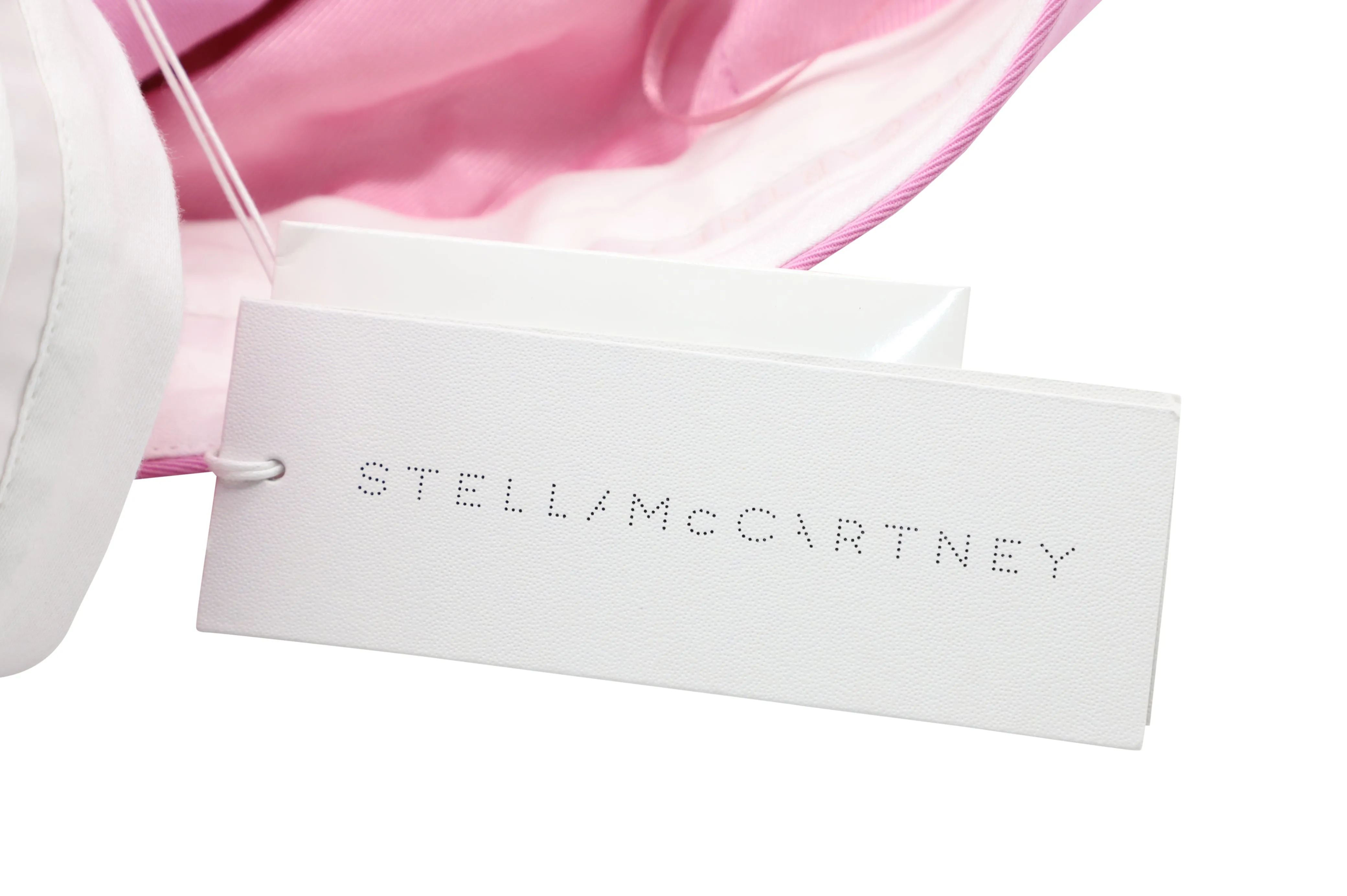 Stella McCartney Cropped Weite Bein Hose in Rosa Wolle
