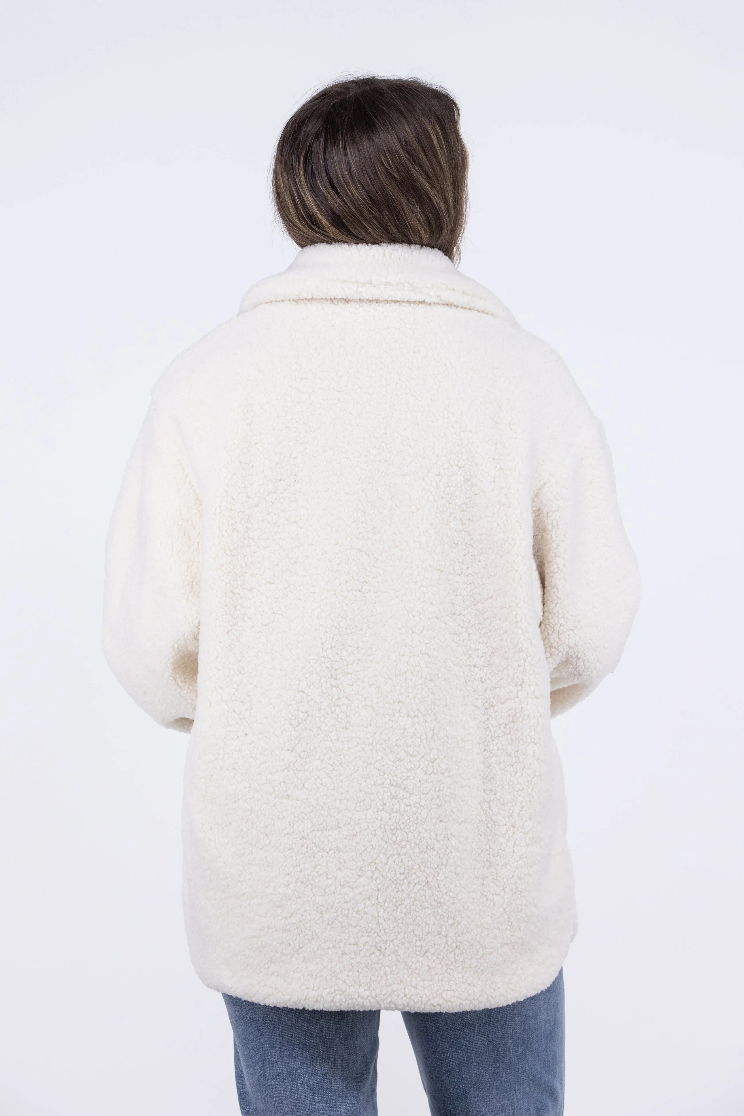 Atemberaubende Neuheit Damen Reversible Sherpa Jacke